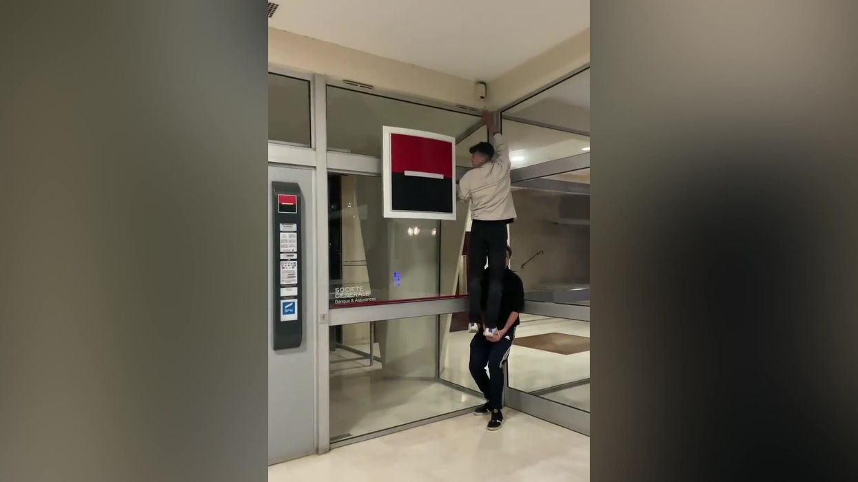 Parkour pros turn electricity off at businesses to help with energy crisis