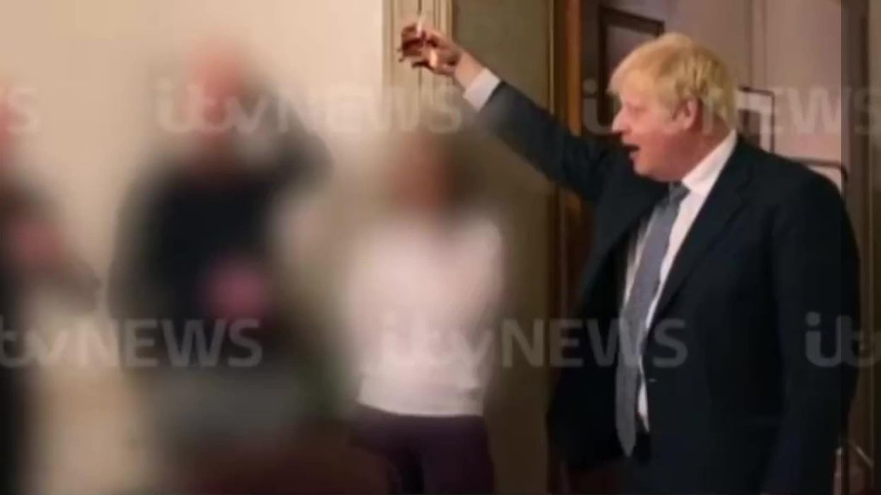 Grant Shapps says photos of Boris Johnson partying were not him partying