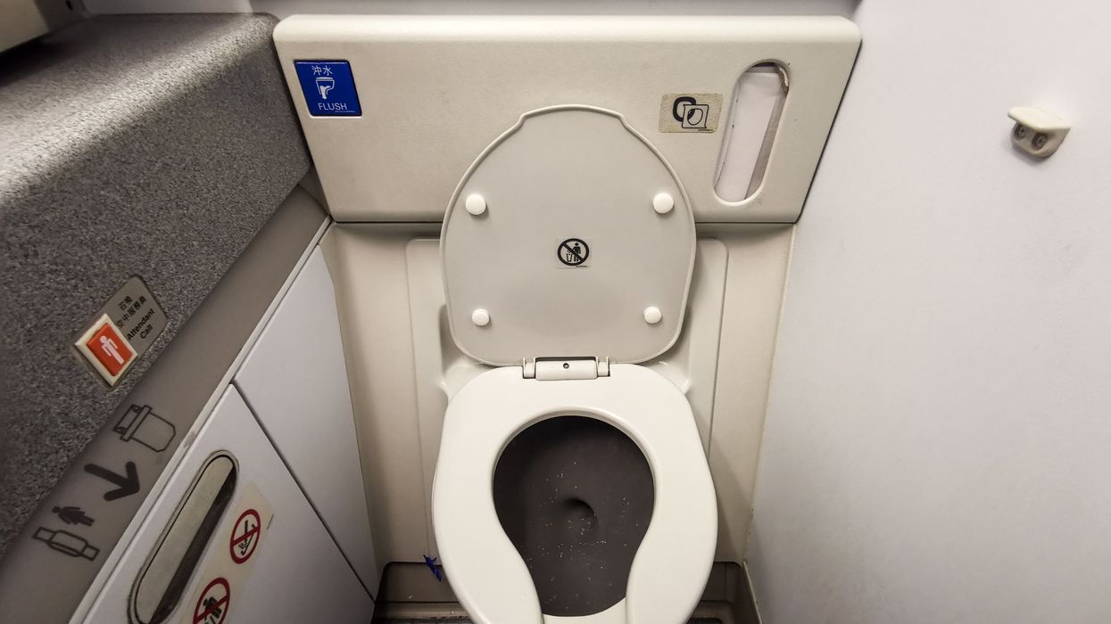 Passenger trapped inside toilet for duration of harrowing flight
