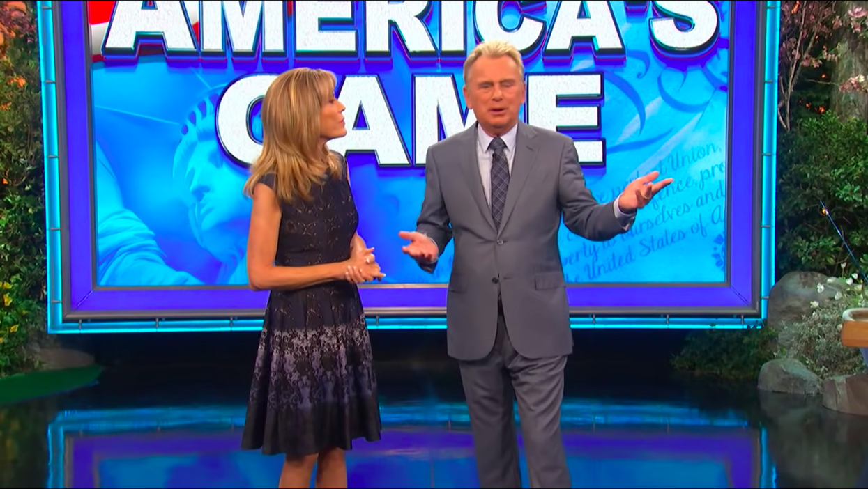 Pat Sajak and Vanna White