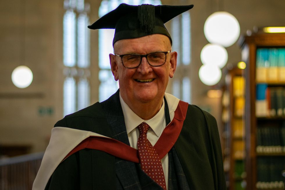 Student, 70, graduates despite sight loss trauma