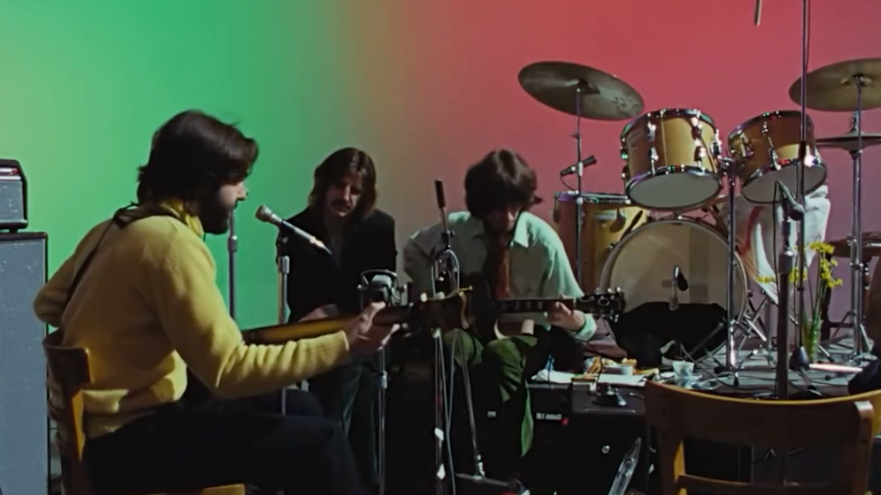 <p>Paul McCartney composing 'Get Back'</p>