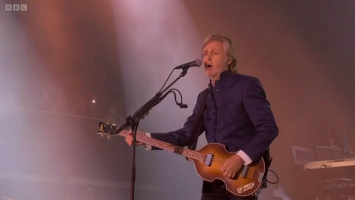 Paul McCartney sparks debate after playing Johnny Depp video during Glastonbury set