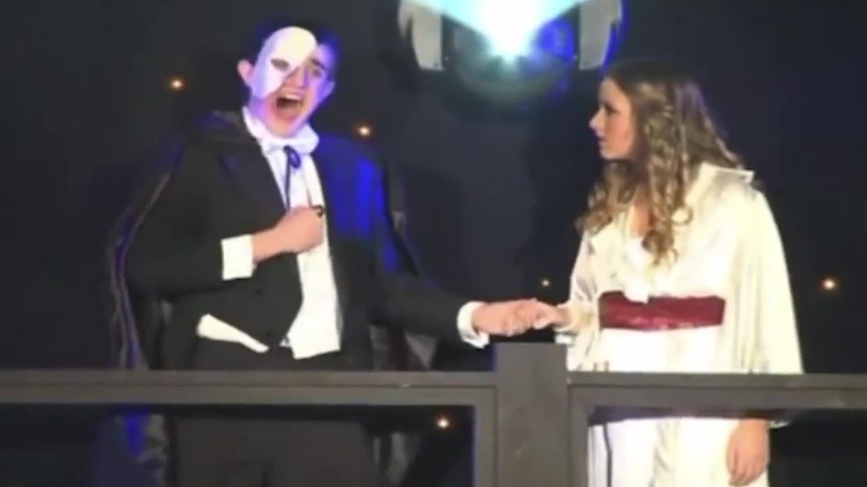 This is Oscar nominated Paul Mescal in Phantom of the Opera aged 16