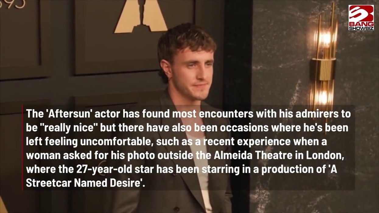 Paul Mescal confronts 'gross' fan for grabbing his bum during a selfie