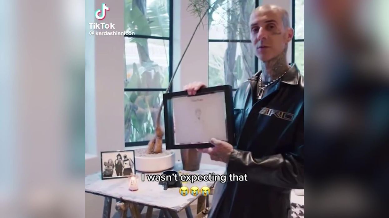 People can't get over Penelope Disick's drawing of Travis Barker