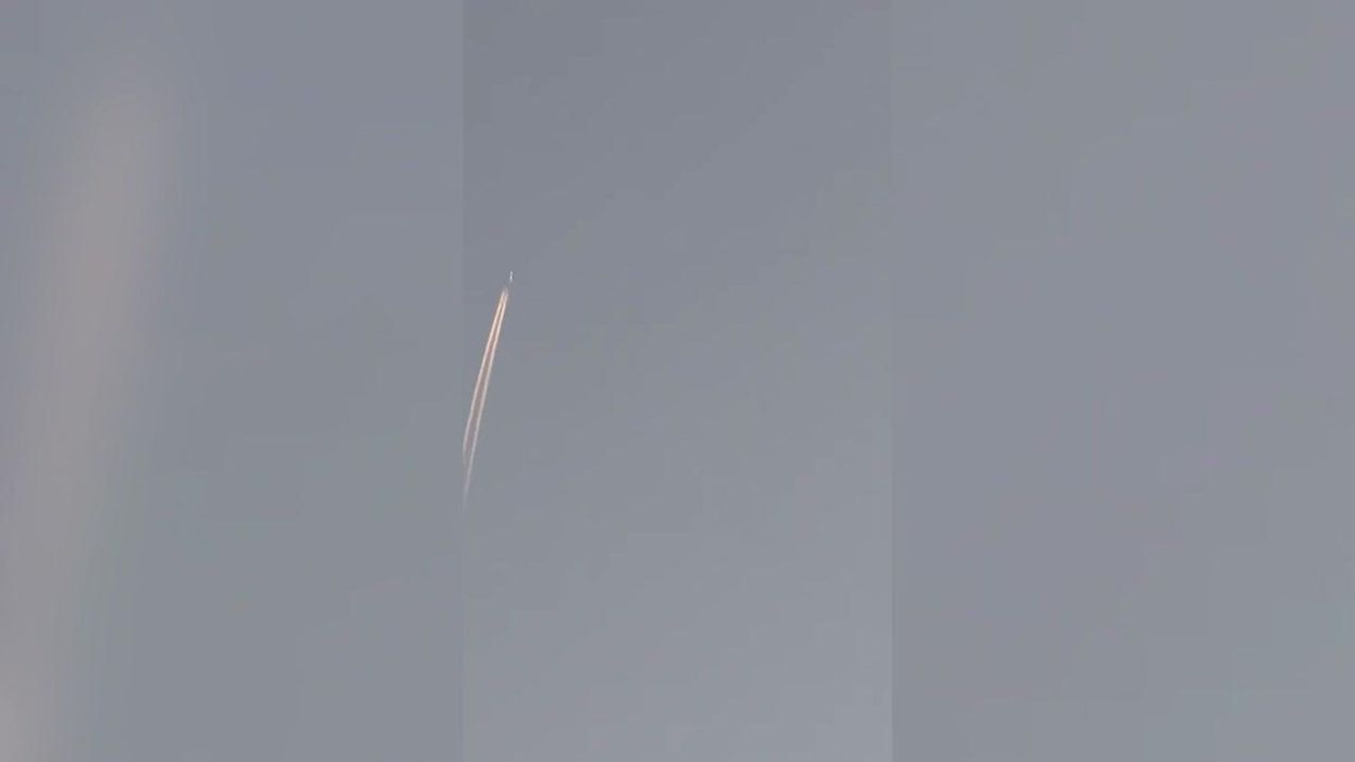 'Phenomenal' footage of SpaceX launch captured by passing plane