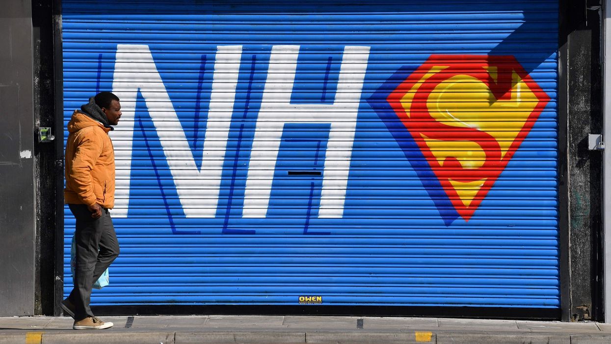 <p>People are celebrating the NHS</p>