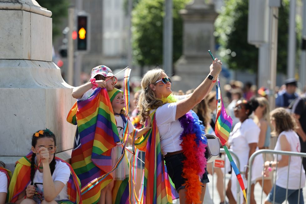 Thousands march through Dublin for Pride parade 40th anniversary