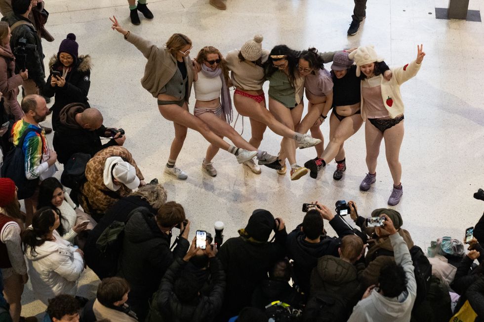 No Trousers Tube Ride returns in colourful fashion on London Underground