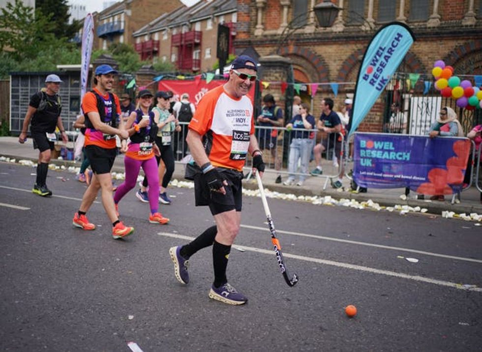 People taking part in the TCS London Marathon