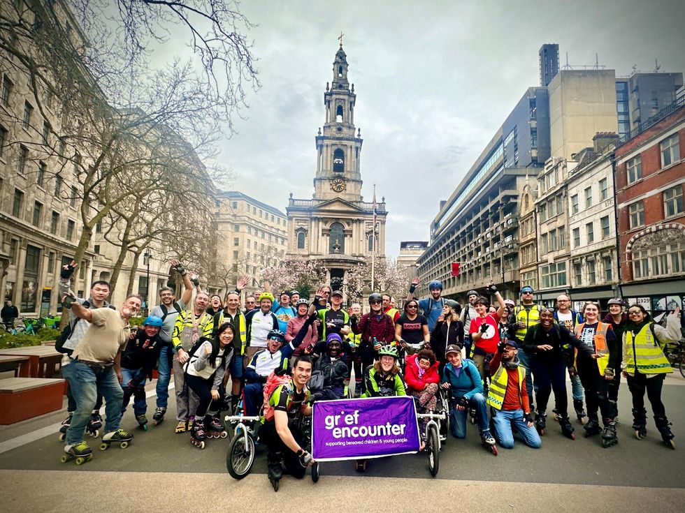 Avid skaters take to streets of London to remember late loved ones
