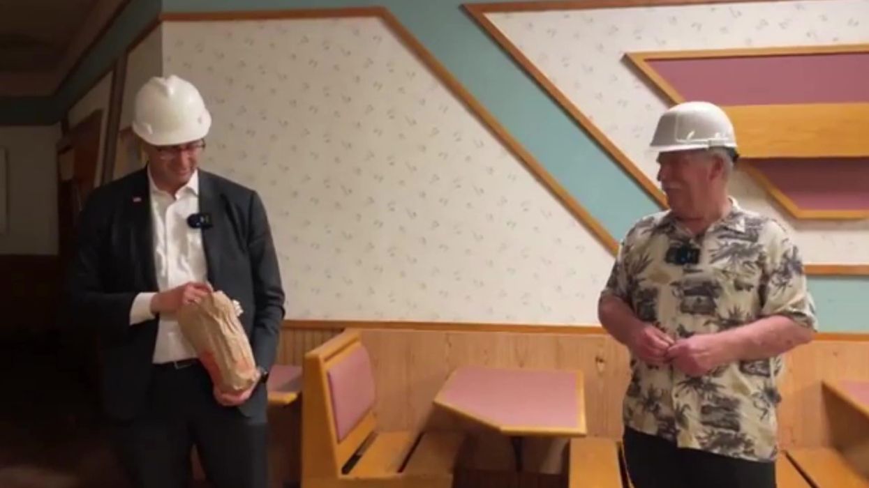 Perfectly preserved Burger King restaurant found behind a wall in US mall