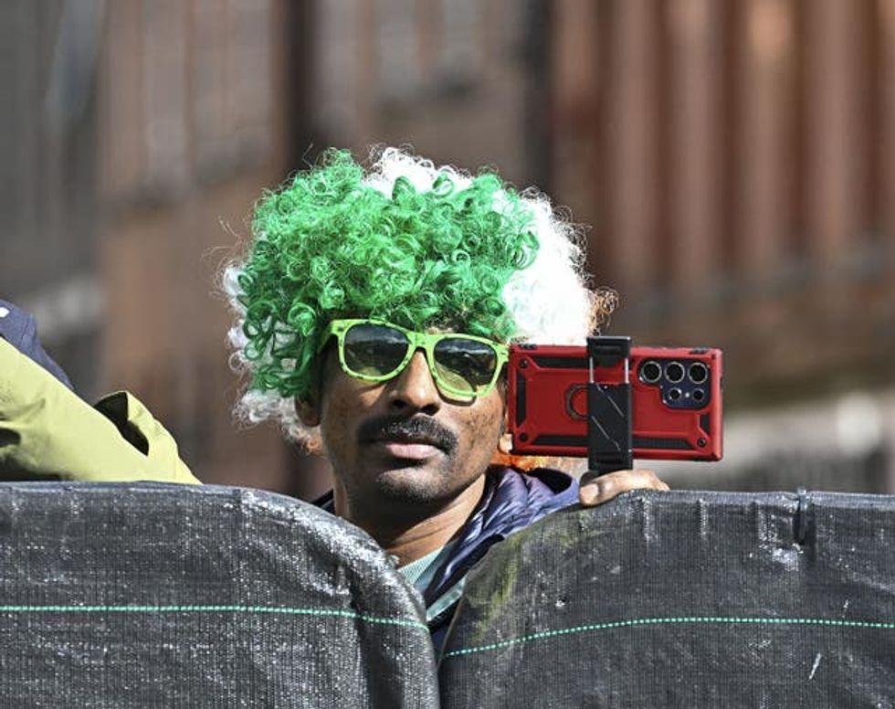 Performers take part in the St Patrick\u2019s Day Parade in Dublin