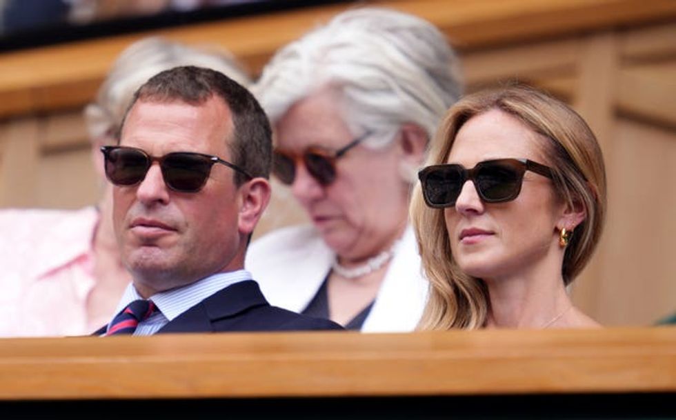 Peter Phillips and Harriet Sperling in the Royal Box