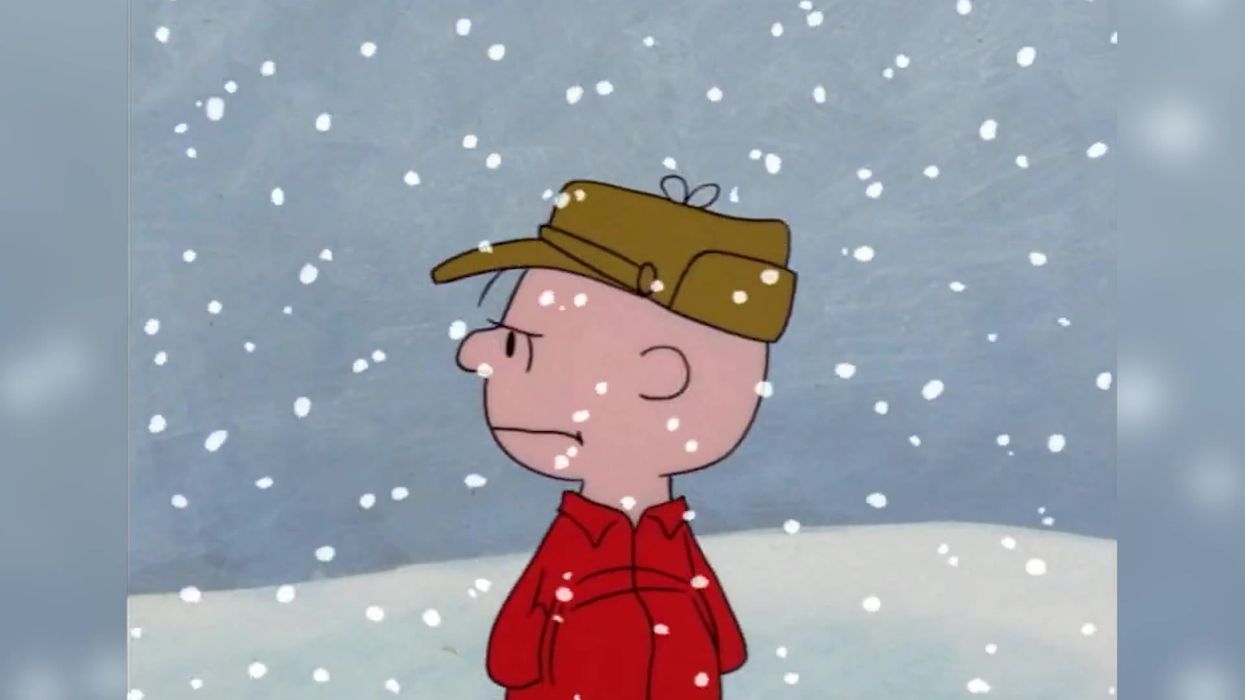 Peter Robbins as the voice of Charlie Brown in 1965 special