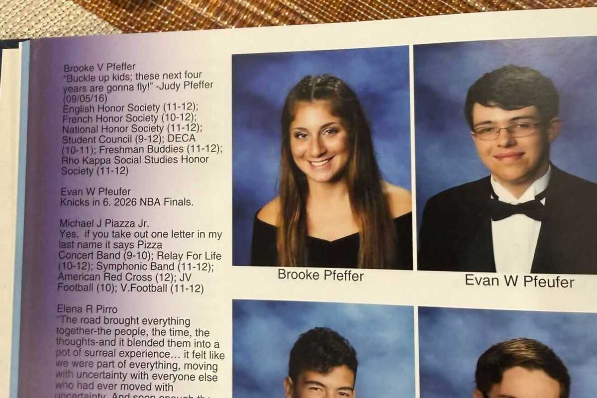 New York Knicks fan's six year old yearbook prophecy goes viral