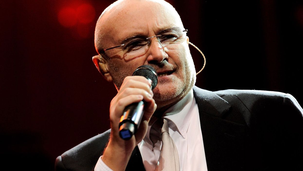 Phil Collins has performed at his sons' school concert for the first time since retiring in 2011