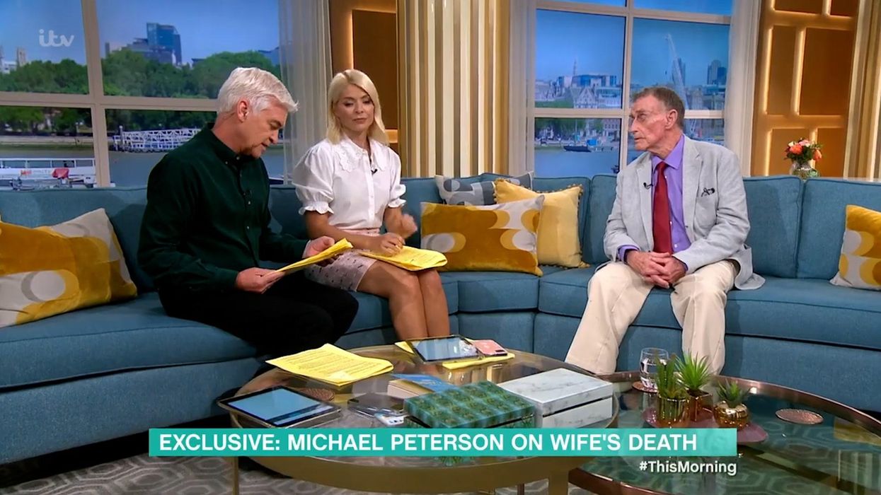 Phillip Schofield cracks joke about dead woman in front of husband convicted for murder