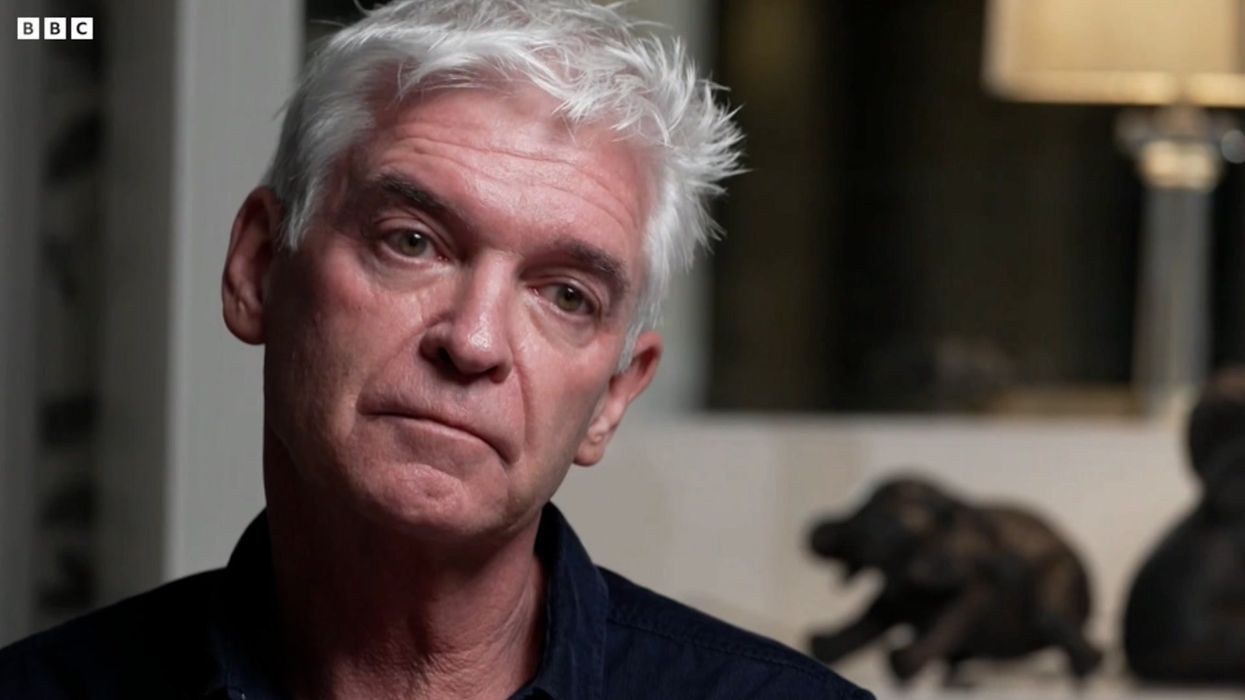 This tiny detail from Phillip Schofield's redemption interview has people baffled