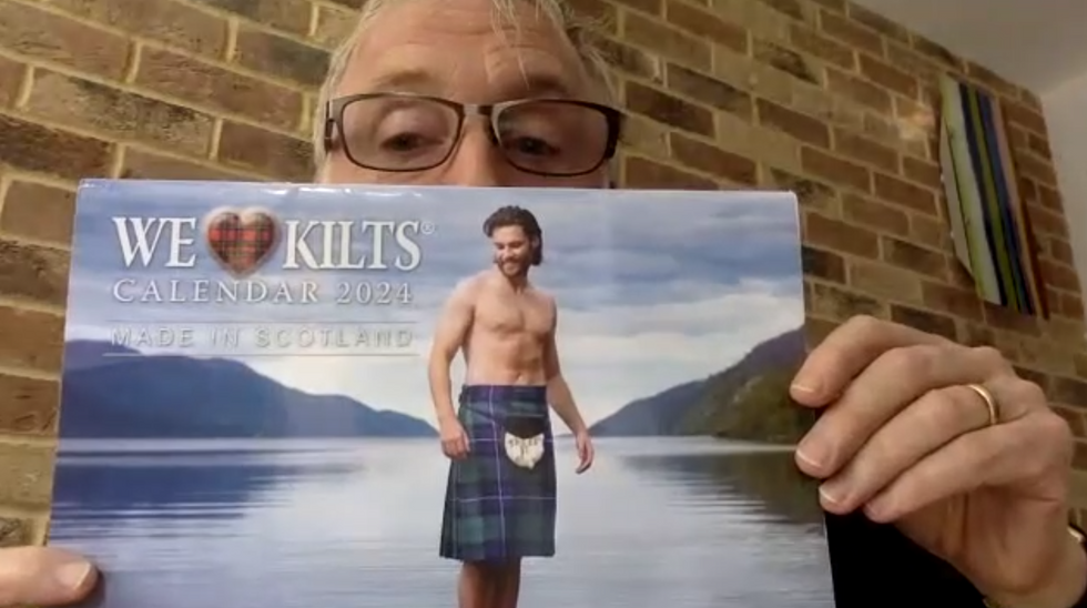 Photo of the 'Men in Kilts' calendar