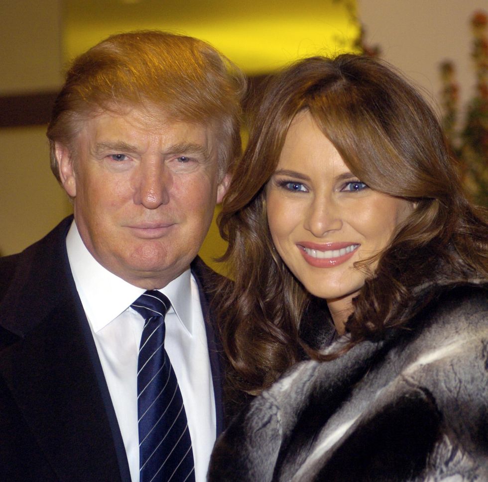 Picture: Donald and Melania Trump, November 2005