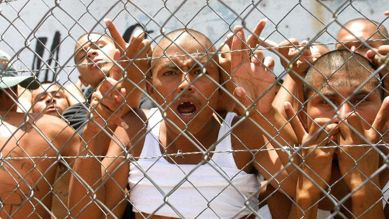 Picture: Orlando Sierra/Getty/Inmates of the Central Penitentiary, Honduras