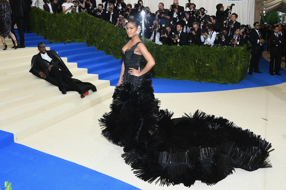 Picture: P Diddy and Cassie attend Met Gala/