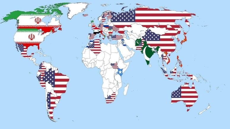 World Map According To Americans The Map Of The World According To Who Every Country Thinks Is Most  Dangerous | Indy100 | Indy100