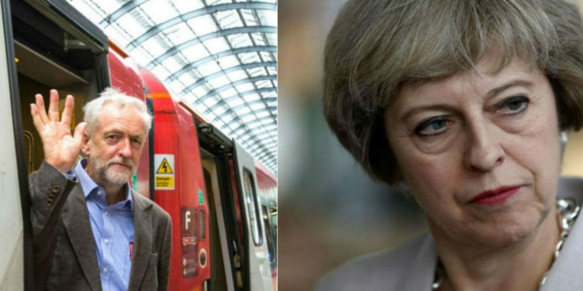 While everyone talked about Corbyn's train, the Tories vowed to abolish ...