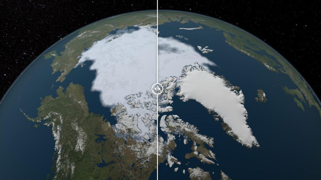 Picture: The area of the Arctic Ocean in 1984