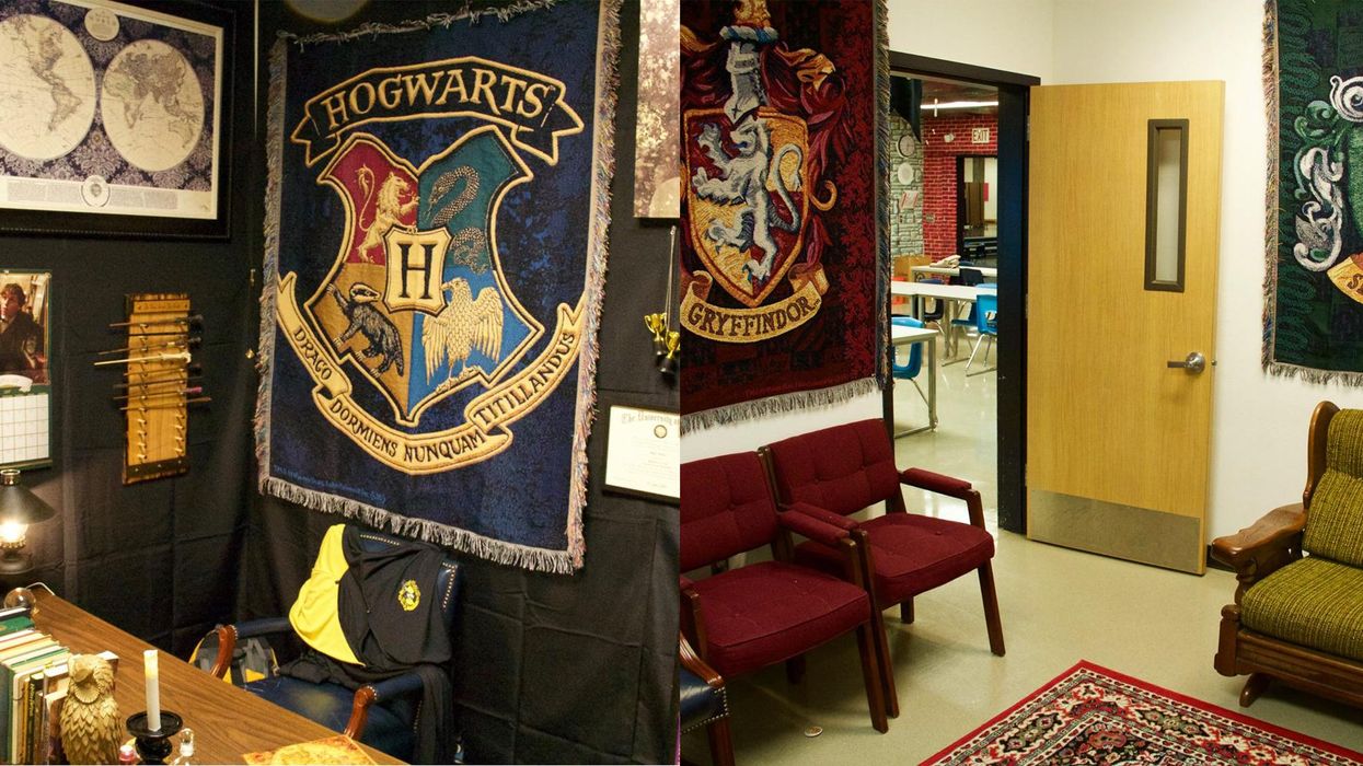 Oregon teacher makes Harry Potter-themed classroom