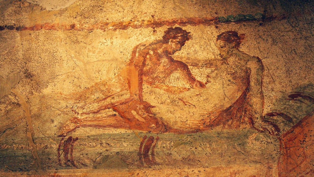 Gay Porn Painting - An expert believes that gay porn at Pompeii could change how the world  thinks about religion and sex | indy100 | indy100