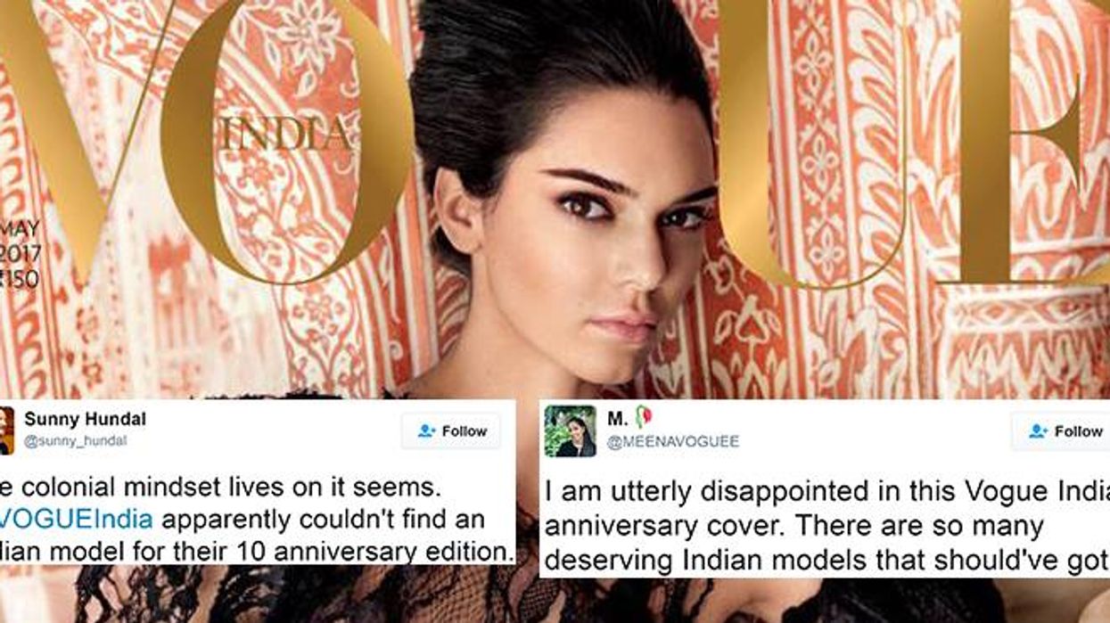 Kendall Jenner Is Vogue India S 10th Anniversary Cover And Some People Can T Believe It
