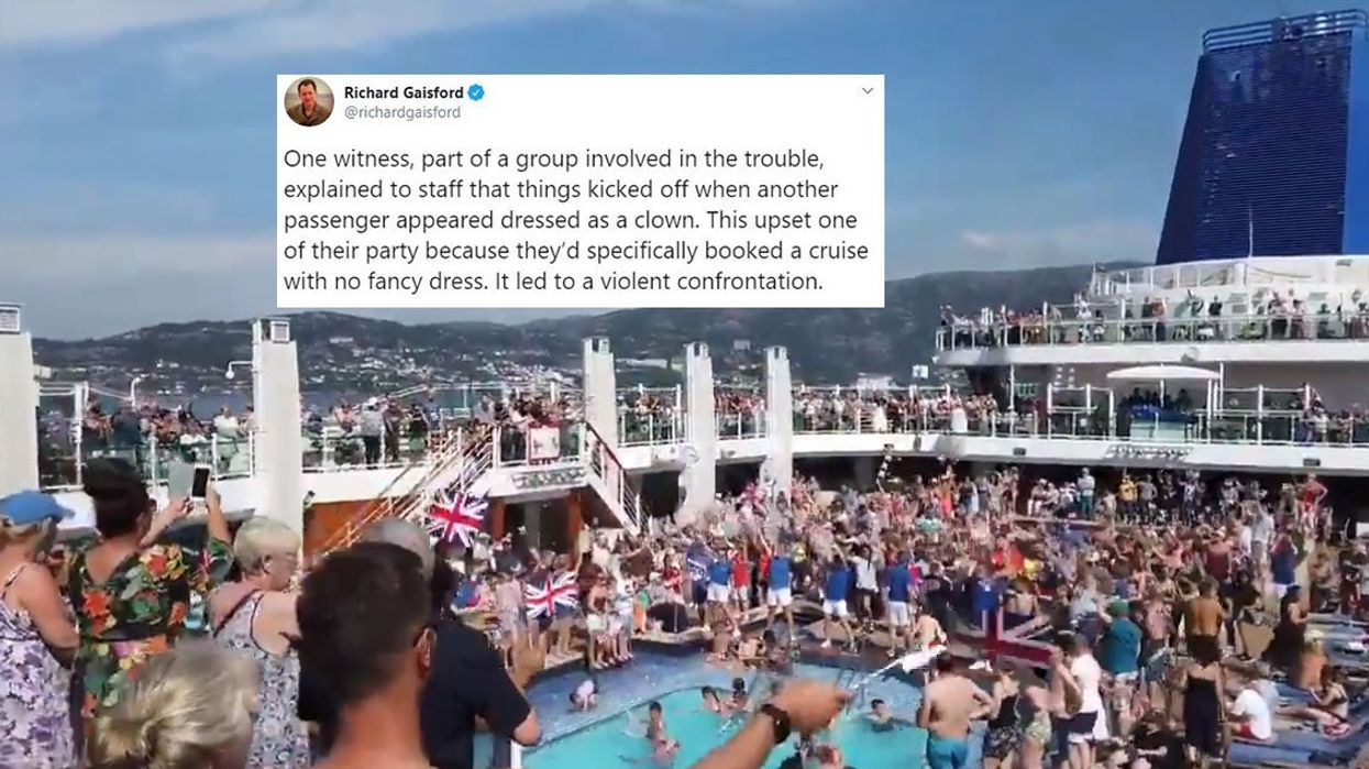 P&O cruise ship fight breaks out between Norway and Britain indy100