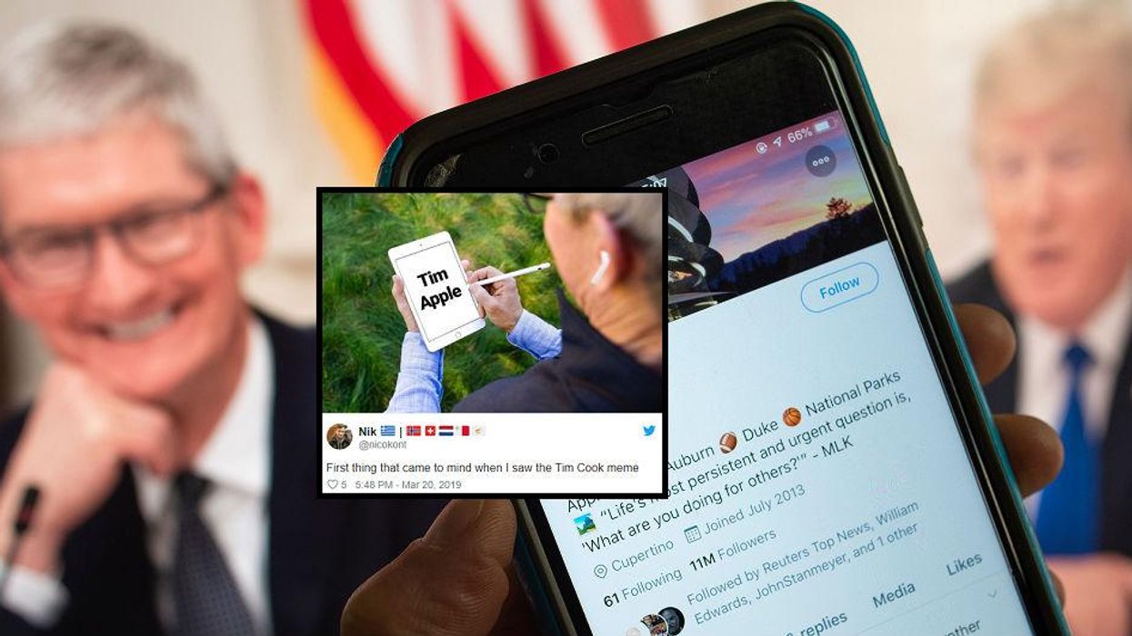 Tim Cook meme: Apple advert promoting new AirPods and iPads goes viral ...
