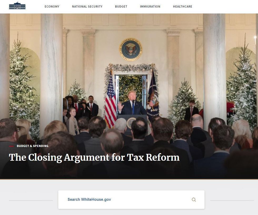 The White House Redesigned Its Website And People Are Very Concerned ...