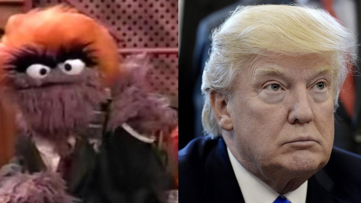 Donald Grump There was a Sesame Street character called Donald Grump | indy100 | indy100