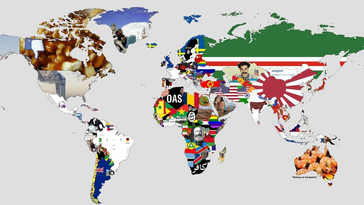 A map of the world that everyone will find offensive | indy100 | indy100