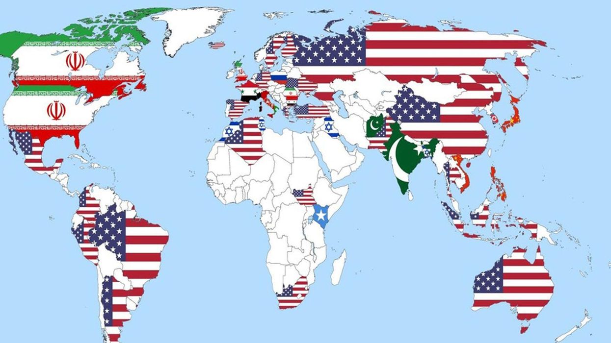 The map of the world according to who every country thinks is most