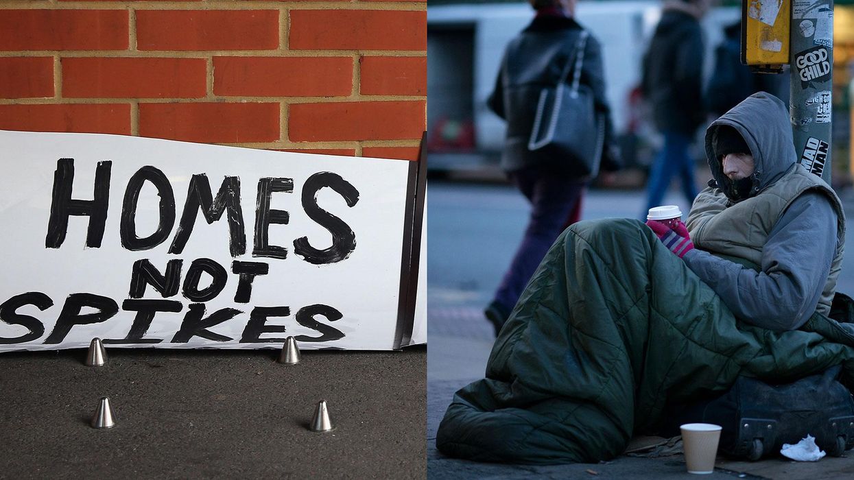 The disturbing anti-homeless architecture you see every day but don't ...