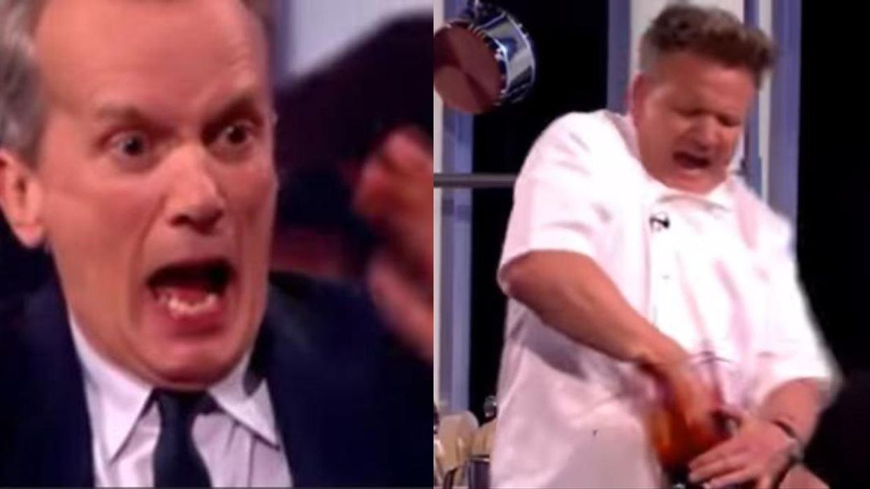 Gordon Ramsay just 'cut off his hand' on live TV | indy100 | indy100