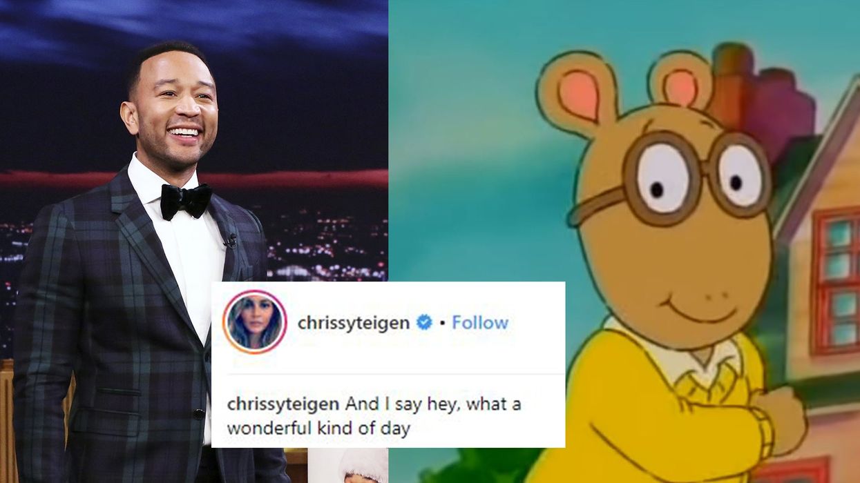 John Legend will cover the 'Arthur' theme song after wife Chrissy Teigen  trolled him | indy100 | indy100