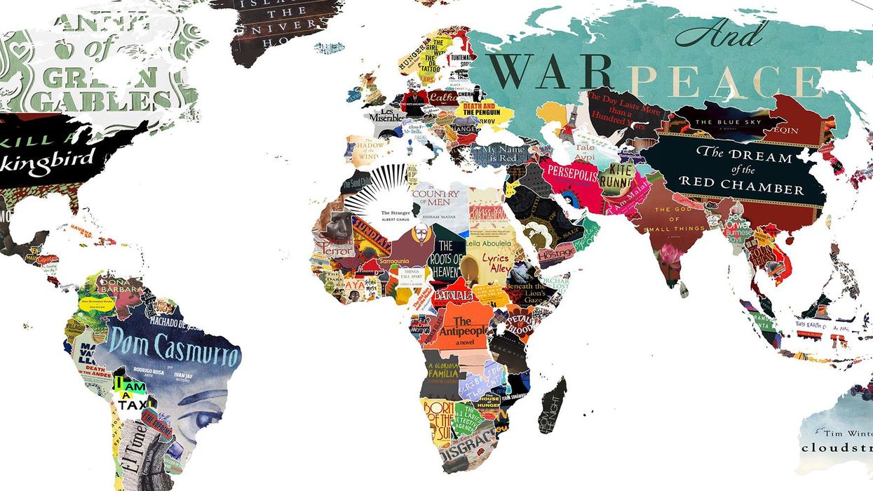 This literature map of the world is simply brilliant | indy100 | indy100