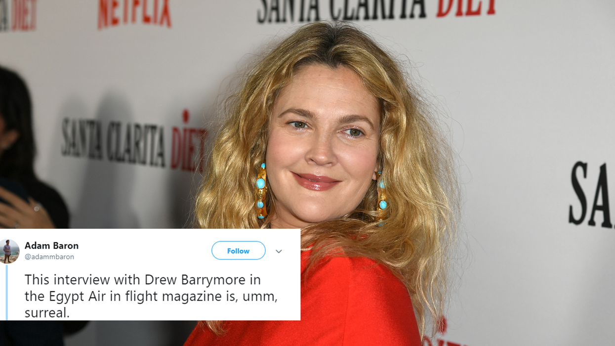 Fake' Drew Barrymore interview goes viral and it's the strangest thing  you'll read today | indy100 | indy100