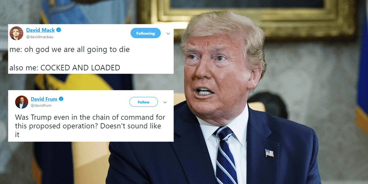 Trump Twitter Rant Trump just went on absolutely terrifying twitter rant about US-Iran ...