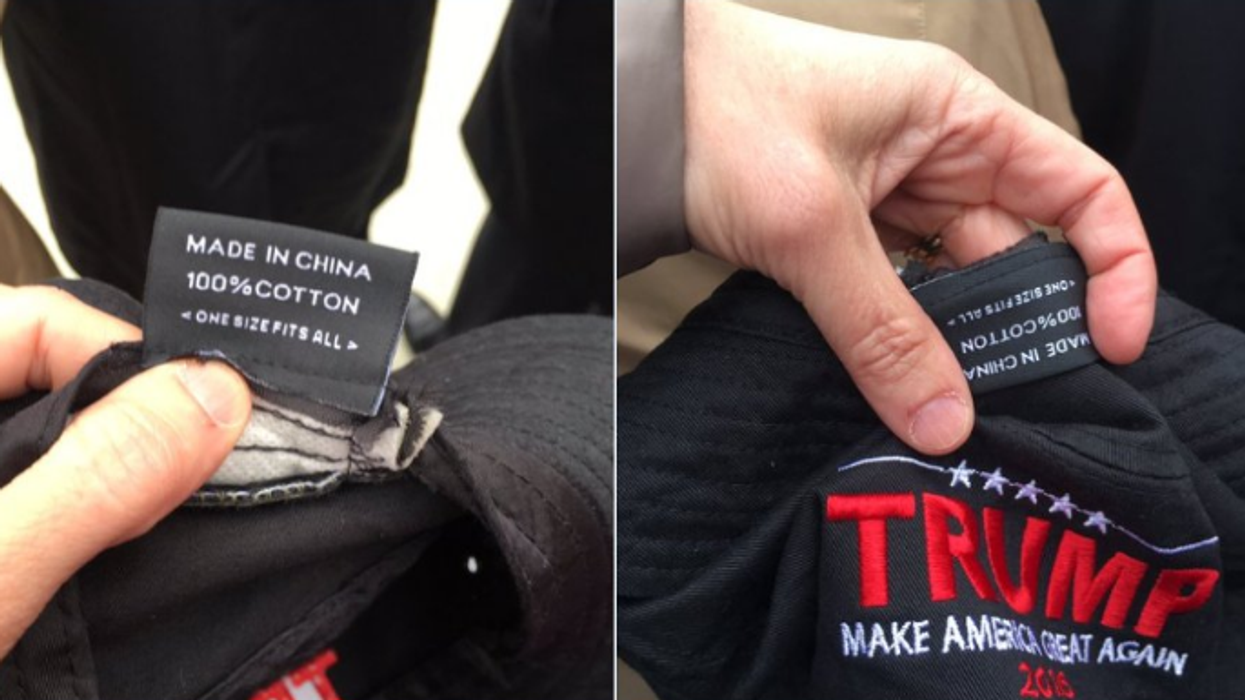 Are trump hats made top in usa
