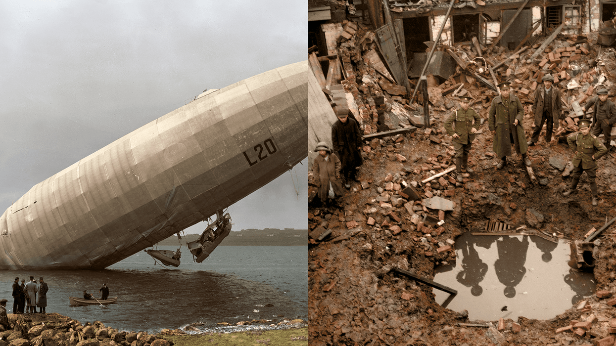 These colourised photos of Germany's First World War zeppelins will ...