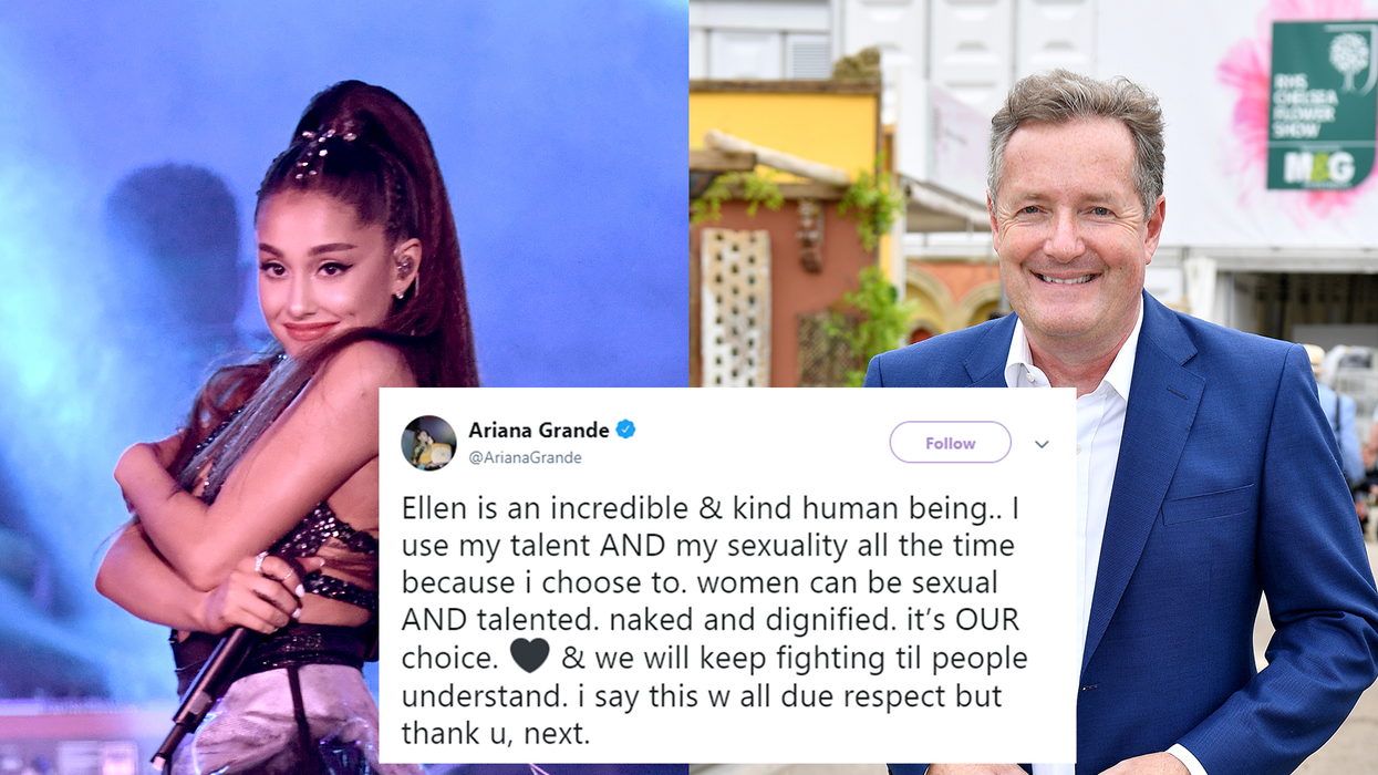 Ariana Grande utterly destroyed Piers Morgan on Twitter for shaming Little Mix | indy100 indy100
