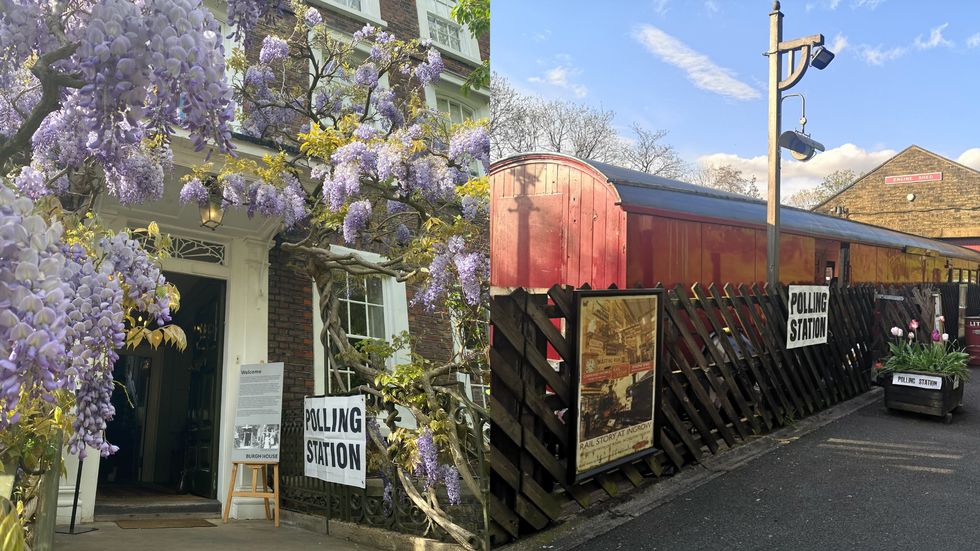 Jewellery museum and railway carriage among voters’ favourite polling stations